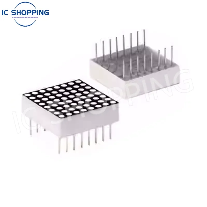 50PCS 8*8 LED Co-positive Co-negative Dot Matrix Module Orifice 1.9mm 3.0mm 3.75mm 5.0mm 788BS 1088AS 1088BS 1588BS 2088BS