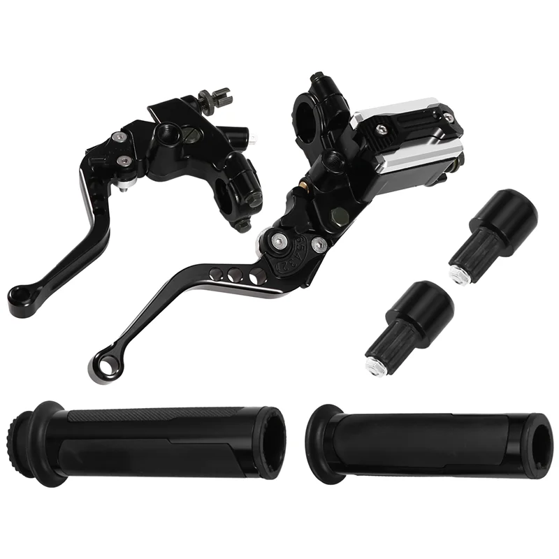 

B07A-Motorcycle Handlebar Brake Lever 22Mm Fade Resistant Brake Master Lever Durable Suit For Scooter Bike Street Bike ATV