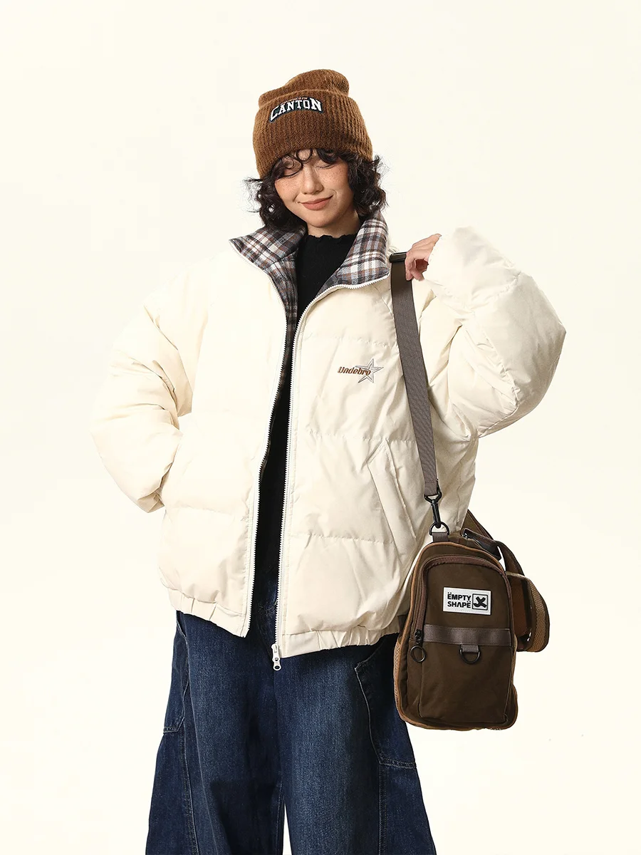 

Высококачественные пуховые пальто с высоким воротником и перьями, свободные Тренчи на молнии для женщин и девочек, уличная одежда для акмедиа, зима-осень, верхняя одежда