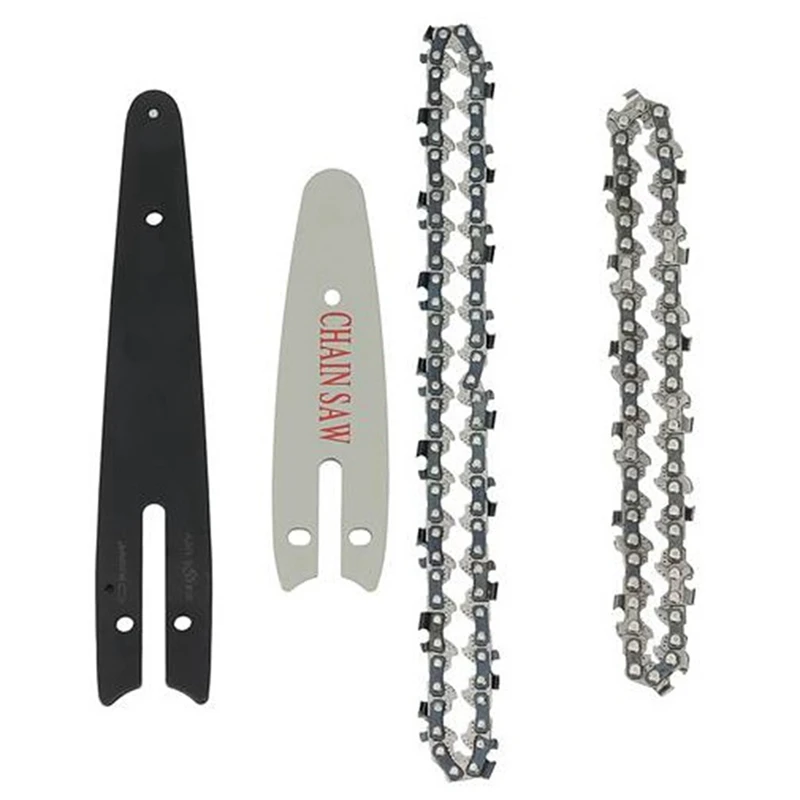 

4/6 Inch Sharp Chain And Guide Rail Set For Mini Saw Special Chain Hardware Tool Saw Chain