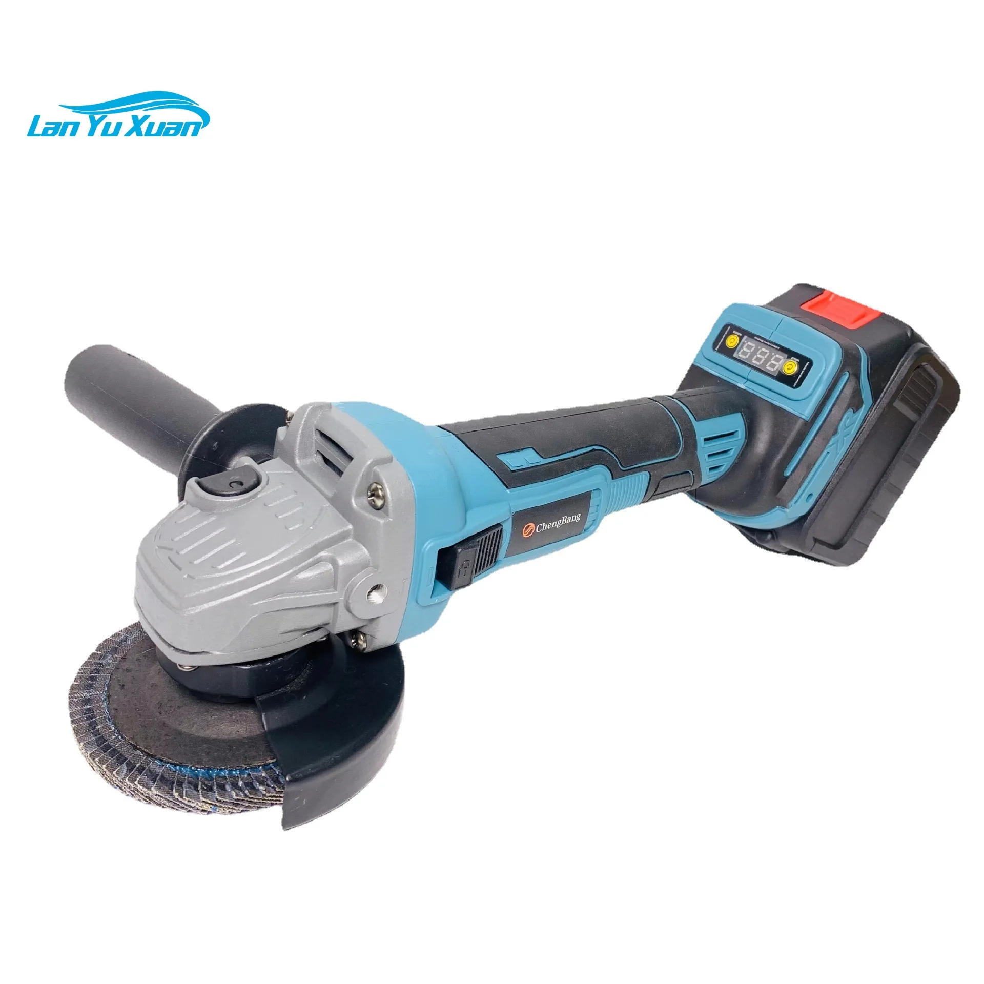 Battery Power Digital Brushless Electric Angle Grinder Cordless Polisher Portable Metal Rust Removal Machine With Cutting Blades