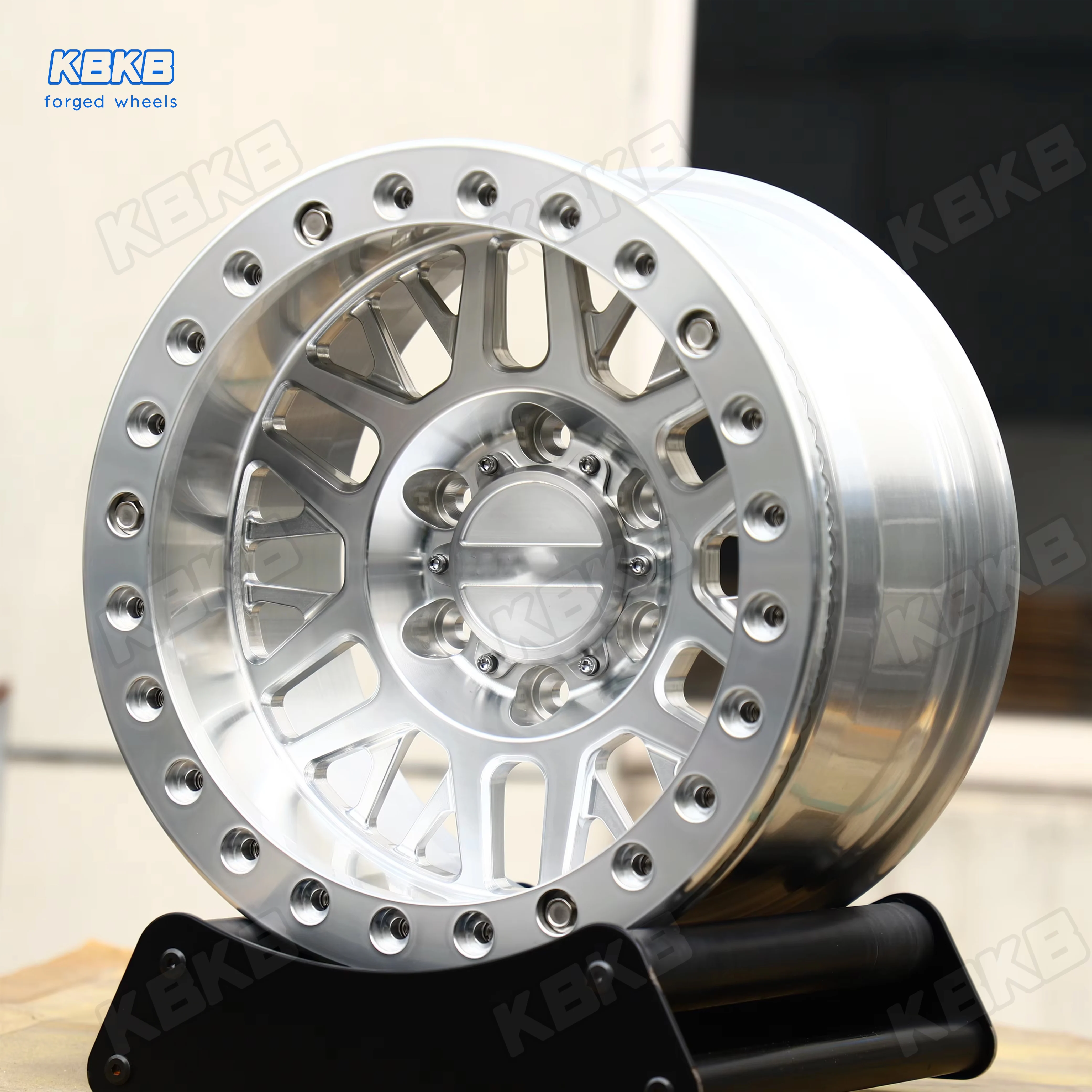 

High Quality Custom Beadlock 4*4 Rims 17 18 20 Inch Off-road Forged Polished Brushed Wheels Replace Chrome Wheels