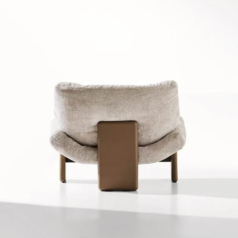 

Hot items in the store Light luxury single sofa chair solid wood minimalist