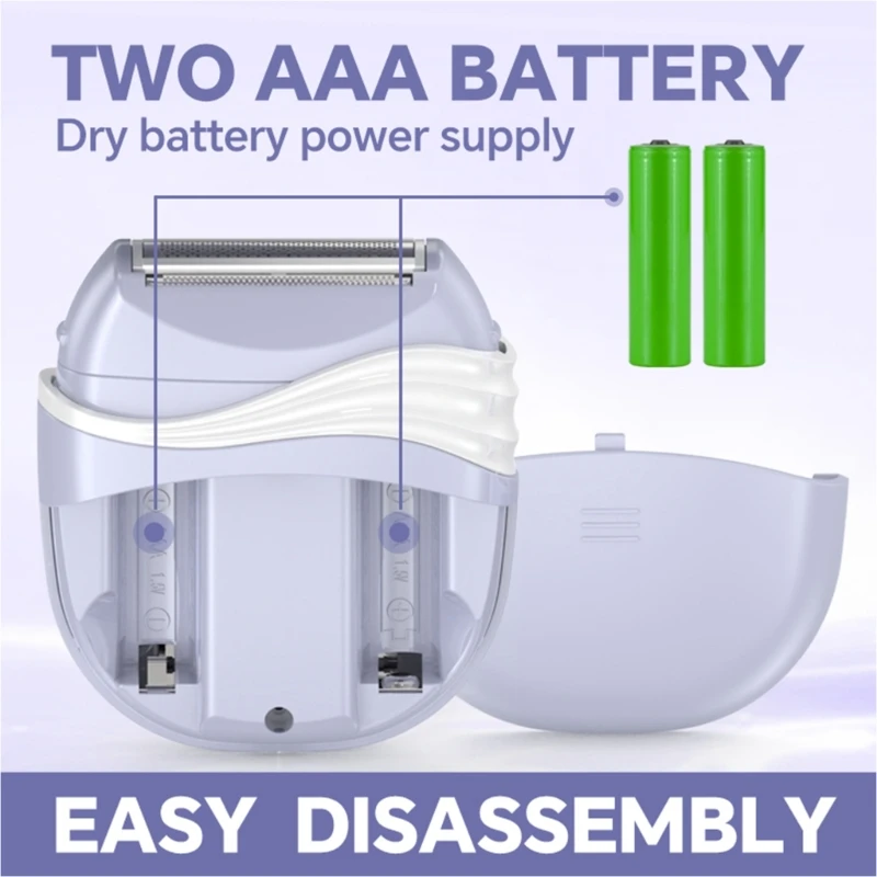 女性用電気シェーバー 電動カッター 女性用 ビキニ 美脚 脇の下 A0NC