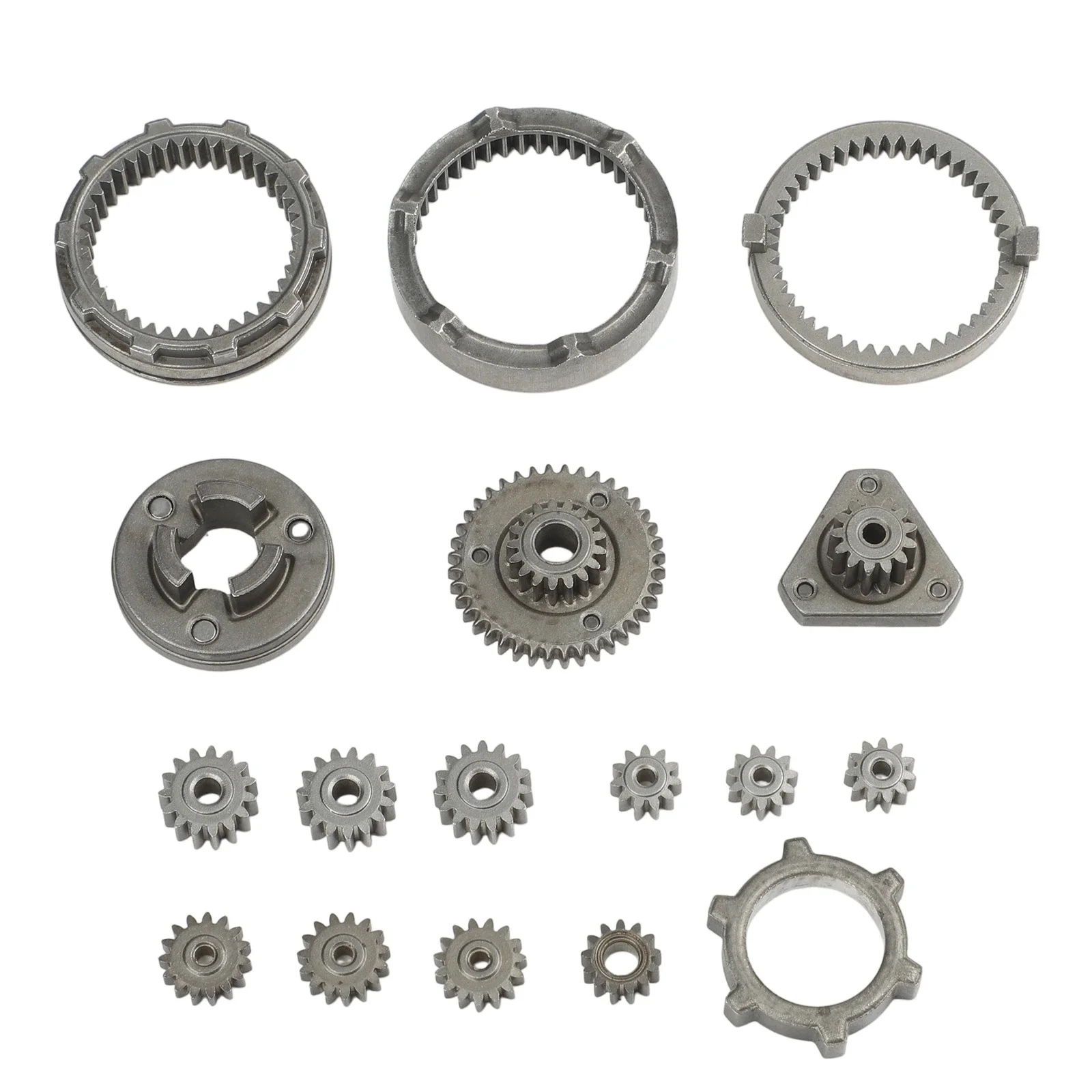 16pcs Brushless Lithium Electric Drill Self-Locking Gear Set Reduction Gear Set For Brushless Lithium Drills Power Tool Parts