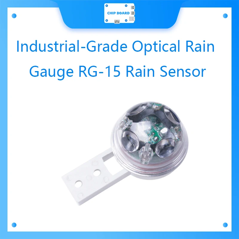 Industrial-Grade Optical Rain Gauge RG-15 Rain Sensor