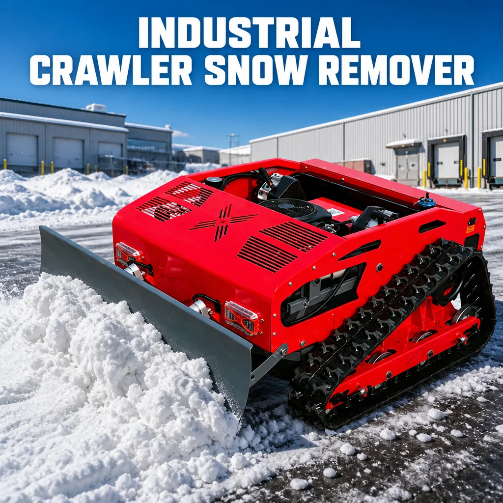 Sturdy Structure Labor-saving Small Snow Throwing Device walk behind lawn mower Self-propelled Track Snow Blower