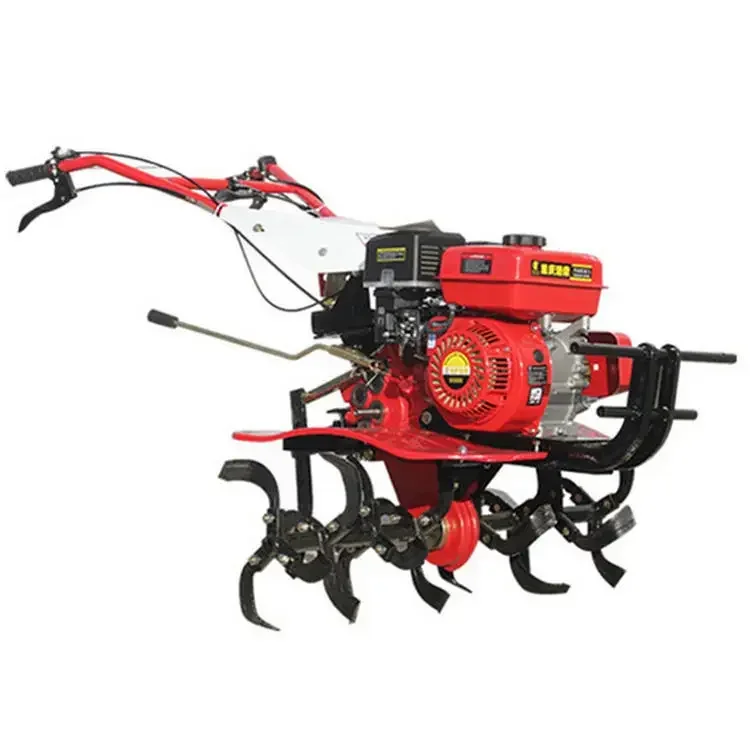 Hand Held Motor Back Rotary Power Tiller For Orchard Arable Land Rotavator In Agriculture Manual Weeder Hoe Ridging Machine