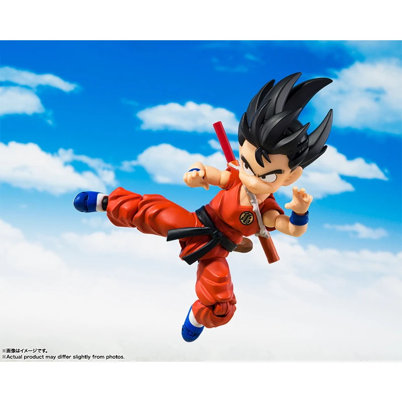 BANDAI oryginalna S.H.Figuarts Dragon Ball animacja peryferyjna zabawka Son Goku Innocent Challenger ruchomy model kolekcja figurek