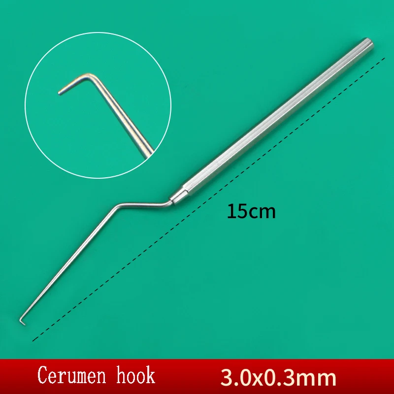 Hard Earwax Tools, Gancho médico Cerumen para Sens pediátrico