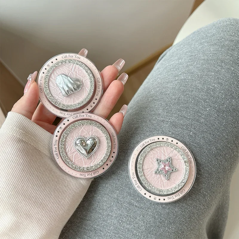 

Корейский магнитный держатель со стразами и звездами для Magsafe Griptok, универсальная подставка для телефона, поддержка iPhone Samsung Smart Tok