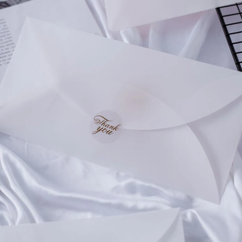 30pcs/lot Blank Translucent Envelope for Invitations Sulfuric Acid Paper European Storage Envelope for Letters Wedding Business