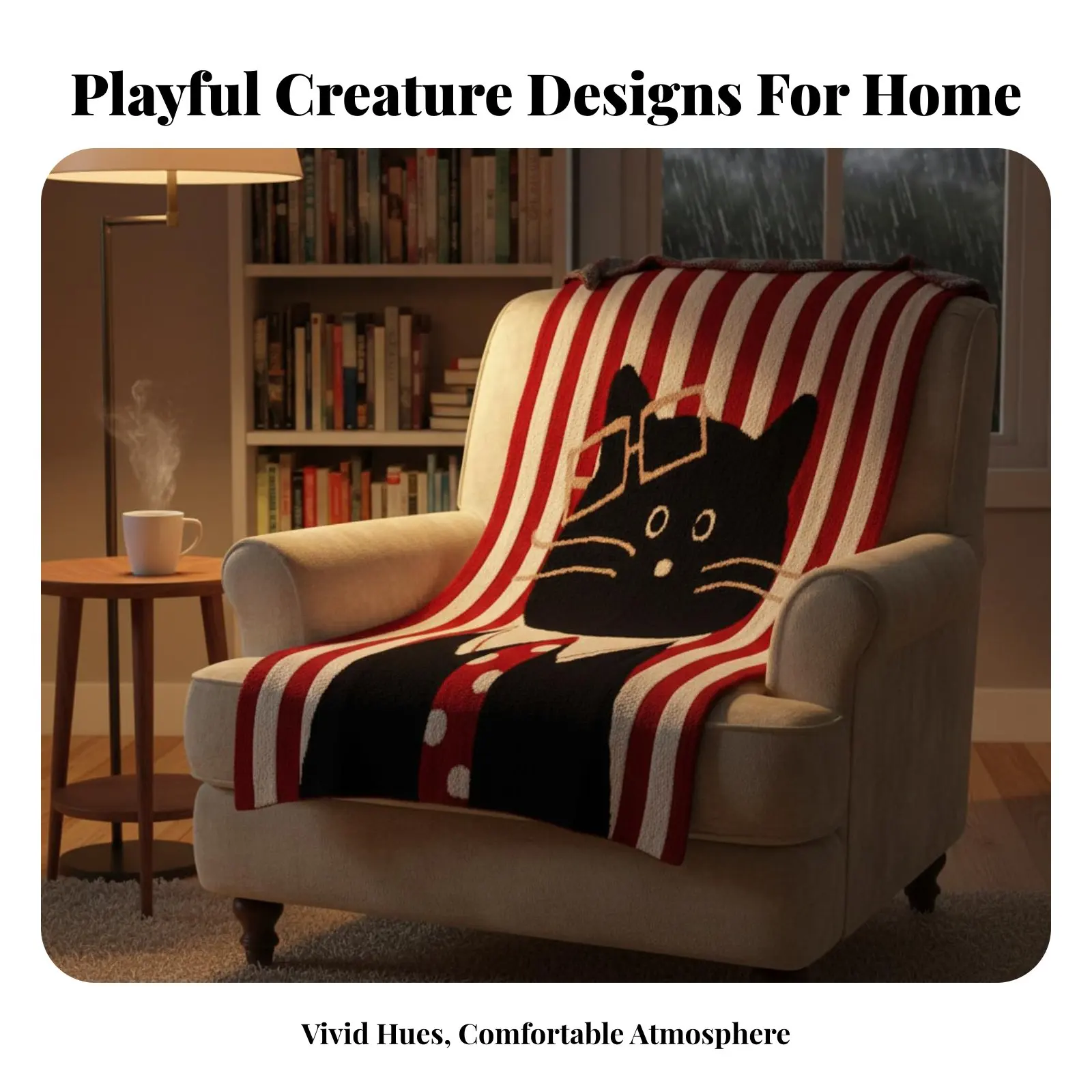 

Вязаное одеяло для щенков: теплое и толстое, в полоску, с мультяшным принтом собаки, флисовое, с милым рисунком животных, домашний текстиль, стильный узор