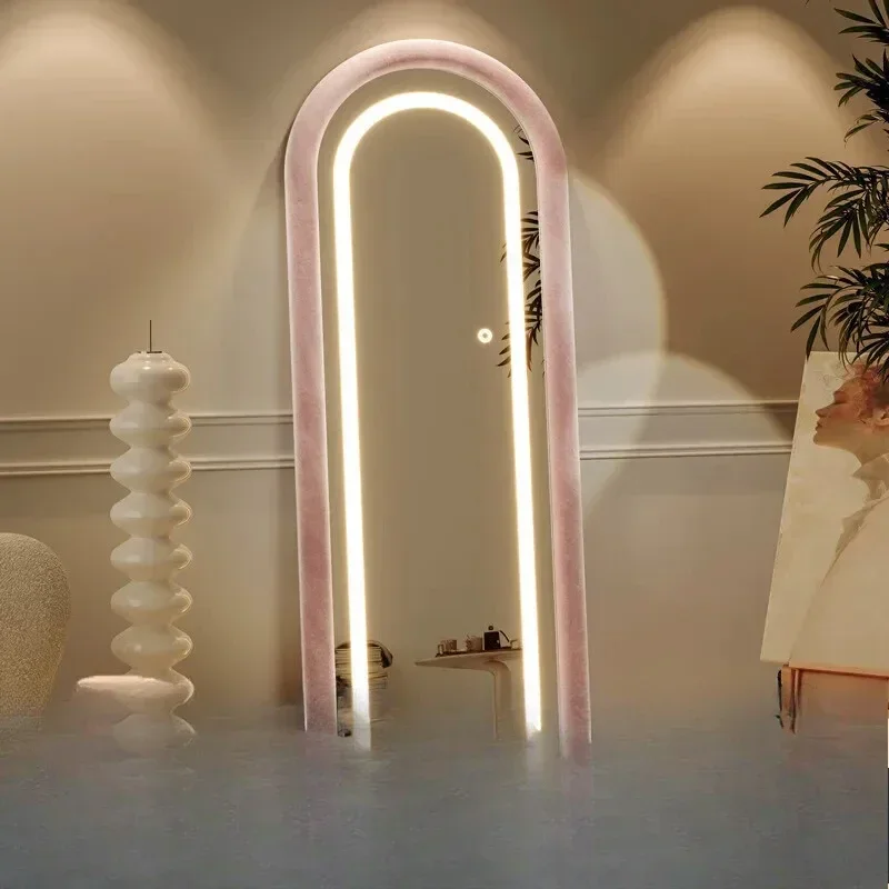 Full-body mirror, makeup arched mirror, dressing, wall-mounted clothing store, irregular view 2