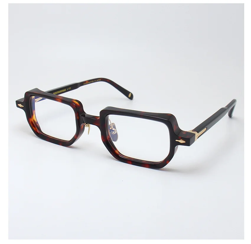 Belight Optical Vintage Square Shape Handmade Colorful Combine Acetate Retro Eyeglasses Frame  ASTATRE
