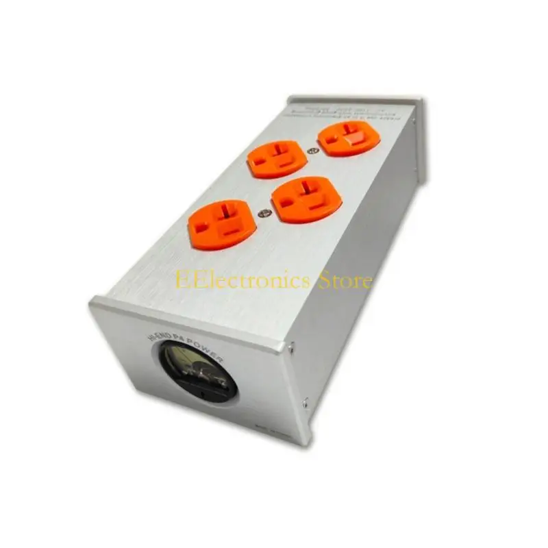 B03C Aluminum Shell 4 Port RFI Filter for Premium Sound Equipment Overloads Protections and Safe Power Distribution