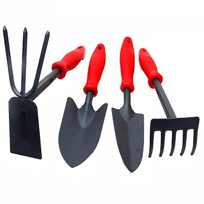 

Garden Tools Kit Garden Park Size Spade Shovel Rake Hoe Small Hoe Rake Balcony Vegetable Planting Loosen Soil Garden Hand Tools.