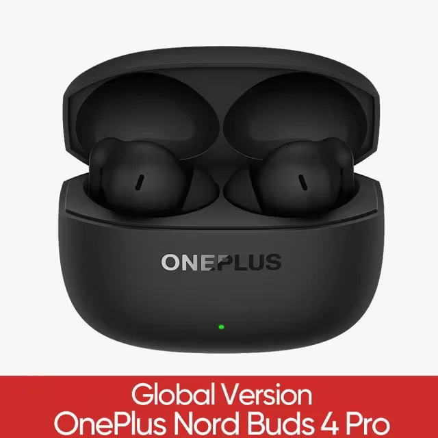 Global Version OnePlus Nord Buds 4 Pro TWS Wireless Earphone 55dB Active Noise Cancellig Bluetooth 6.0 IP55 Headphone