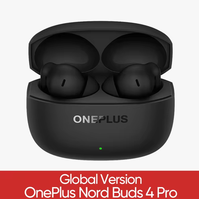 Global Version OnePlus Nord Buds 4 Pro TWS Wireless Earphone 55dB Active Noise Cancellig Bluetooth 6.0 IP55 Headphone 