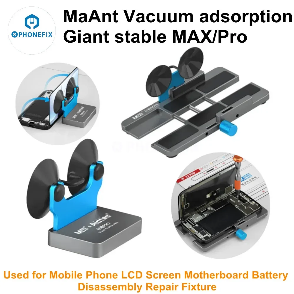 MaAnt Giant Pro/MAX Stand Holder for Mobile Phone Motherboard Screen Battery Removal Repair Strong Sucktion Side Hanging Fixture