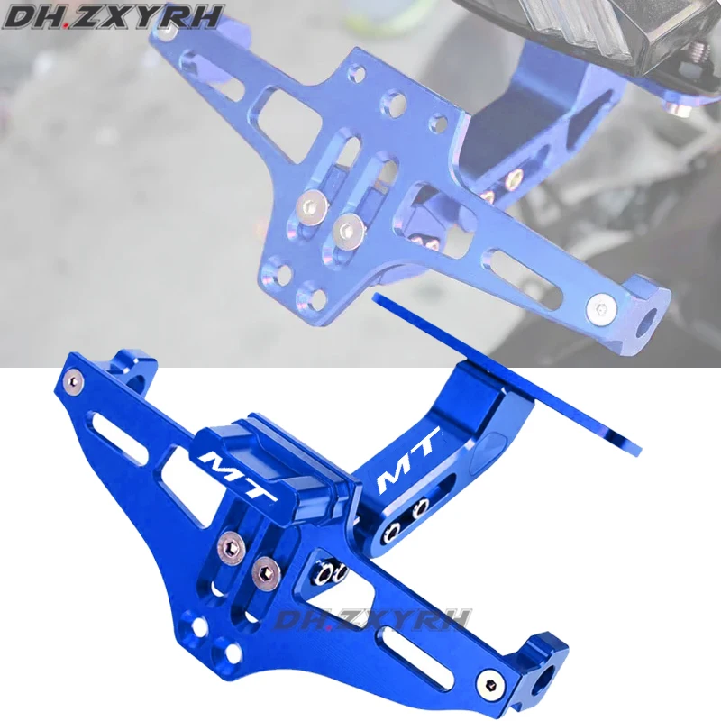 

For YAMAHA MT125 MT07 MT03 MT09 MT10 MT15 MT25 Motorcycle Rear License Plate Bracket Holder Turn Signal Light MT 07 09 03 125 10