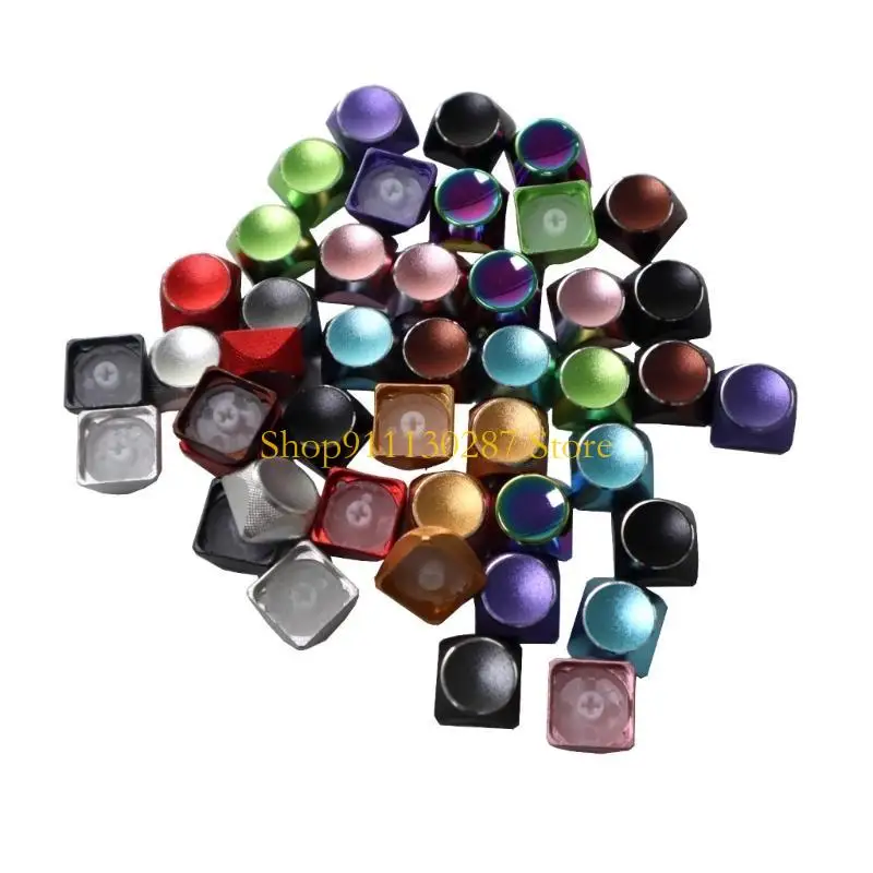 

J1HC Пустой ключ из алюминиевого сплава без гравировки, кнопка для механических клавиатур