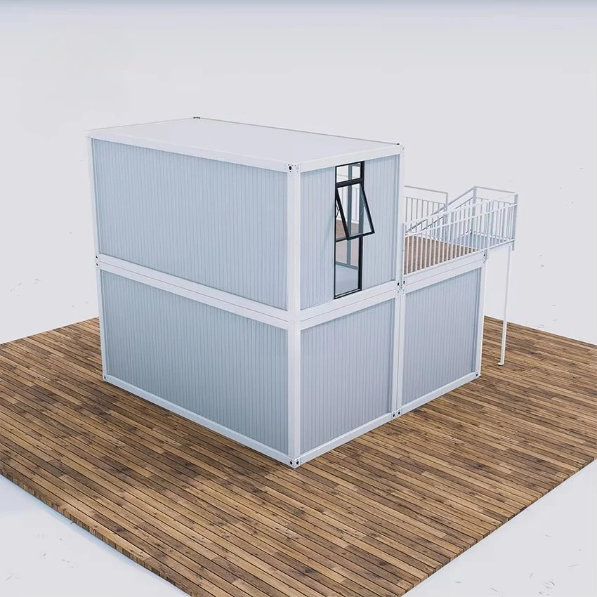 Поставщик Недорогой модульный блок Домашняя раковина Дешевые сборные контейнерные домики Двухэтажный 2-этажный сборный модульный дом для Европы