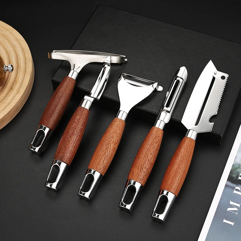 Thick Handle Vegetable Fruit Peeler Shaving and Planing Kitchen Tool 304 Stainless Steel Apple Potato Peelers for Kitchen