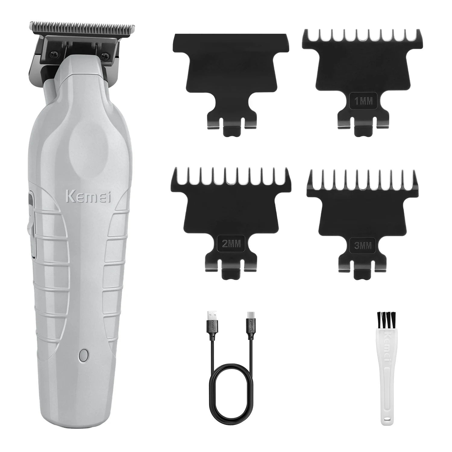 

KEMEi KM-2299 USB Fast Charging Clippers Barber Machine 1200MA Rechargeable Cordless Hair Trimmer Kemei Electric Hair Clipper