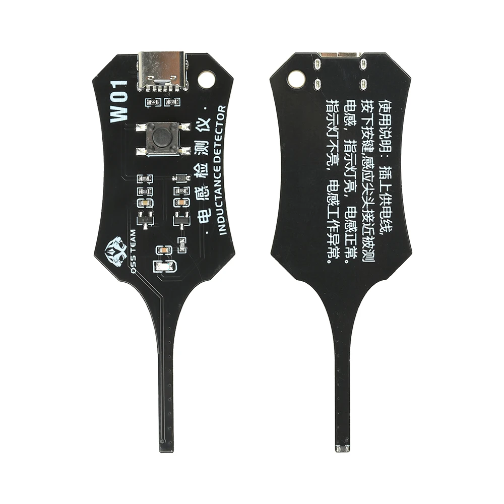 W01 Typ C Induktivitätstester Hauptplatinen-Spulentester Induktivitätsdetektor Elektromagnetische Induktions-Schnellfehlerprüfung Reparaturwerkzeug
