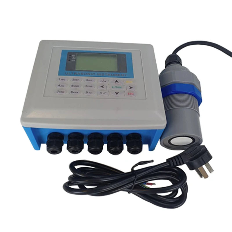 Ultrasonic Level Meter Sewage Embedded Ultrasonic Level Transmitter RS485 and 4-20mA Output signal High Precision Level Meter
