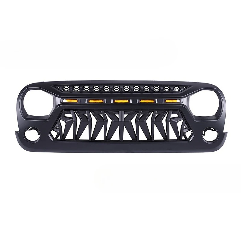 

Передняя решетка с аксессуарами для модификации света Черные гоночные грили из АБС-пластика Решетка бампера Черная маска Крышка