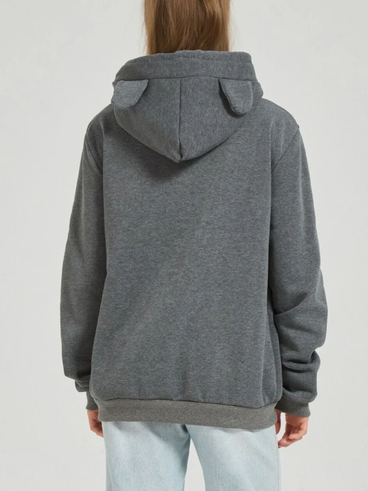 S-3XL Cat Lovers Hooded Sweatshirt Kangaroo Dog Pet Paw Dropshipping Pullovers Cuddle Pouch Fish Pocket Hoodie