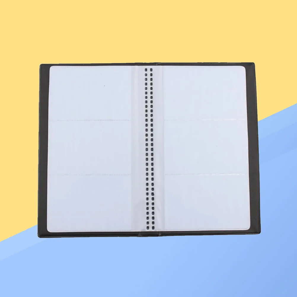 

Card Holder Organizer Book Hard Cover Business Name Card Case For Id Credit Cards Storage Office Home Use