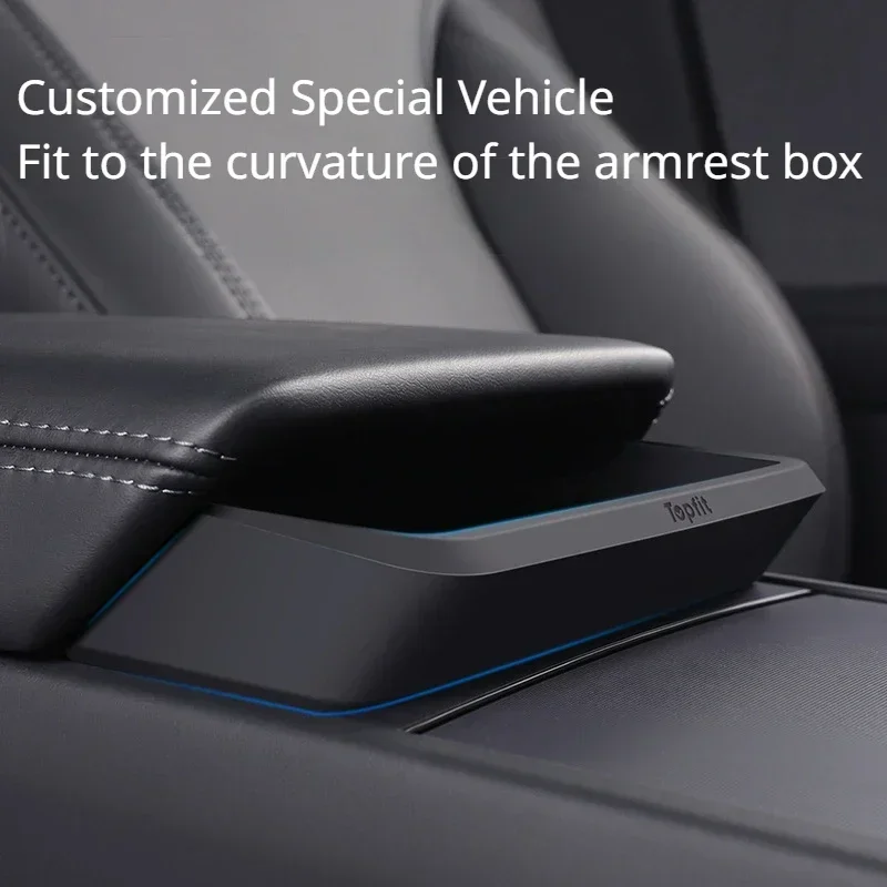 Tesla Model 3 Highland 2024 Armrest Glasses Storage Box Multi Functional Storage Bag For Model 3 + 2024 Car Interior Accessories