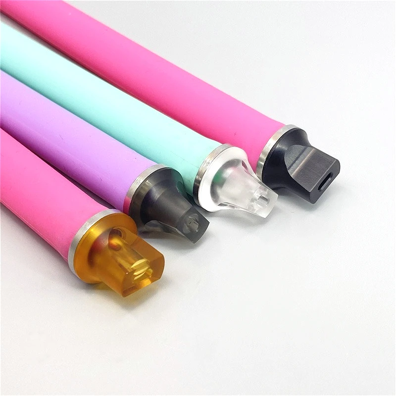 1PC 510/810 Drip Tip de Boca Plana em Aço Inoxidável e Acrílico, Conector de Reposição Destacável