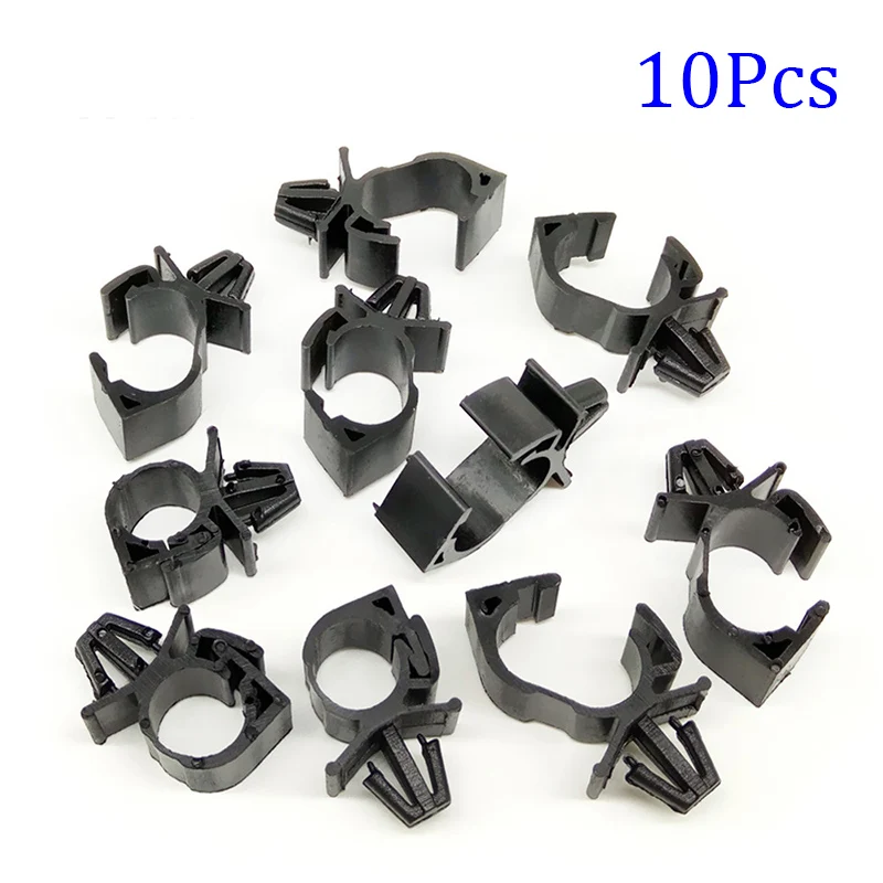 10pcs Car Harness Wiring Fasteners For All Fixed Clips Automatic Route Clamp Cable Corrugated Tube Sheath