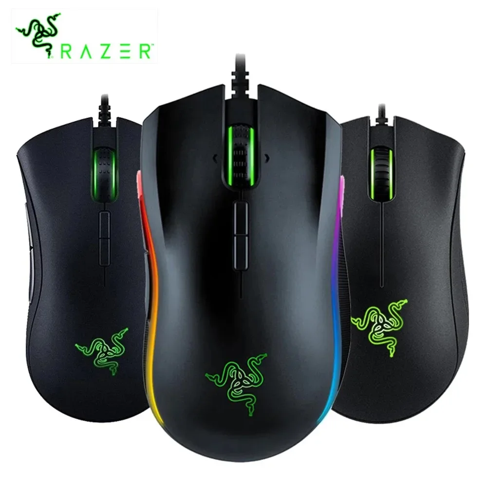 Razer Death Adder Essential Gaming Mouse 6400DPI Optical eSports Wired Mouse