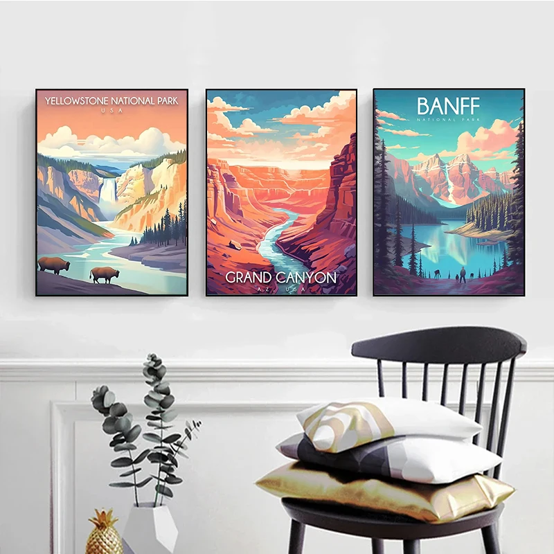 السفر الوطنية بارك الأمازون الغابات المطيرة الأراضي الوعرة وادي الموت المشارك قماش الطباعة جدار صورة فنية لتزيين غرفة المنزل #3