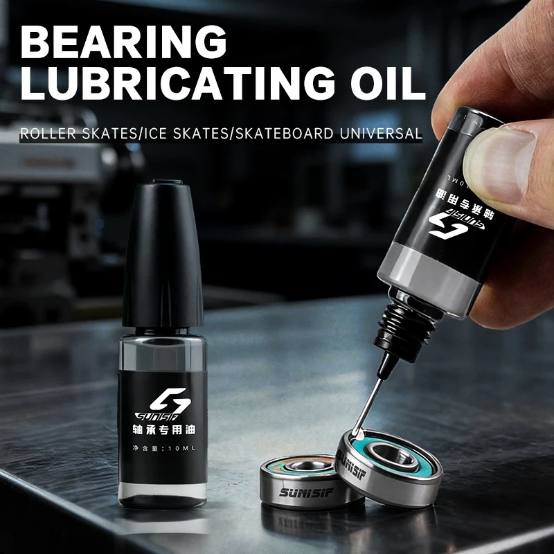 

1 Bottle Skateboard Bearings Lubricant Repair Oil 10ml Lubricant Bearing Lubricating Oil for Roller Skate Drift Board