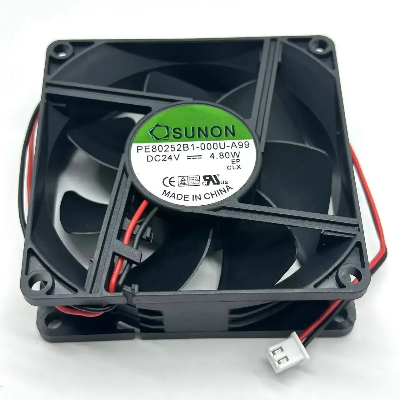

Ltsf For SUNON PE80252B1-000U-A99 DC 24V 4.80W 80x80x25mm 2-Wire Server Cooling Fan 8cm