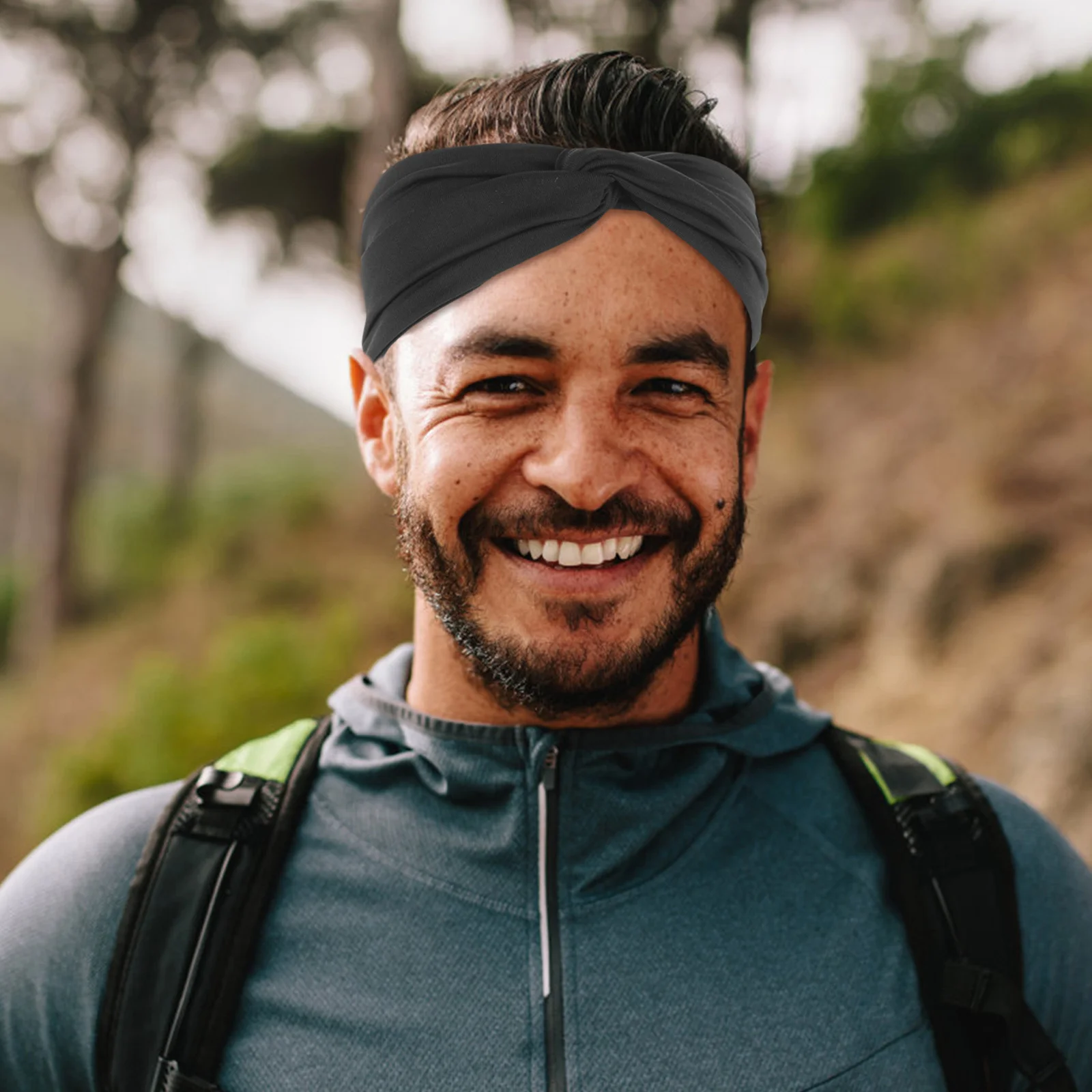 

1 Piece Sports Headband Unisex Quick-Dry Moisture-Wicking Hair Band for Exercise Yoga Outdoor Activities Soft Stretchable Sweat