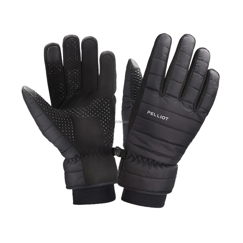 Guantes de ciclismo Youpin plott cálidos para invierno, resistentes al viento, gruesos, resistentes al desgaste, antideslizantes, para pantalla táctil