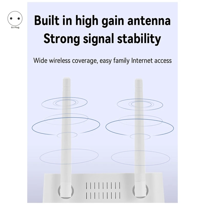 مكرر جهاز توجيه LTE بطاقة لاسلكية بيضاء ، مشاركة نقطة اتصال محمولة ، مكتب منزلي ، EU-Plug ، بطاقة Sim 4G ، ABS ، R102