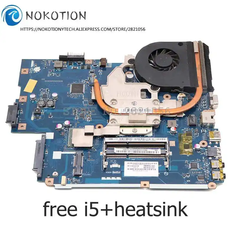 Go! NOKOTION LA-5892P For ACER 5552 5741 5742 5742G PC Motherboard I5+heatsink FIT For LA-5891P LA-5893p LA-5894P LA-5912P