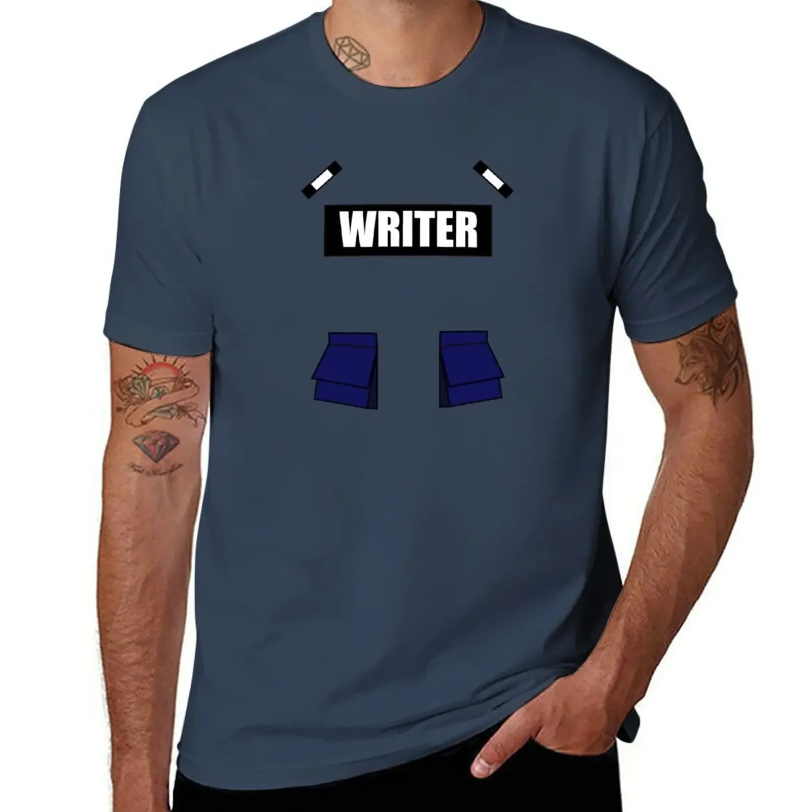 Castle Writer Bulletproof Vest T-Shirt customizeds cute tops funny t shirts for men