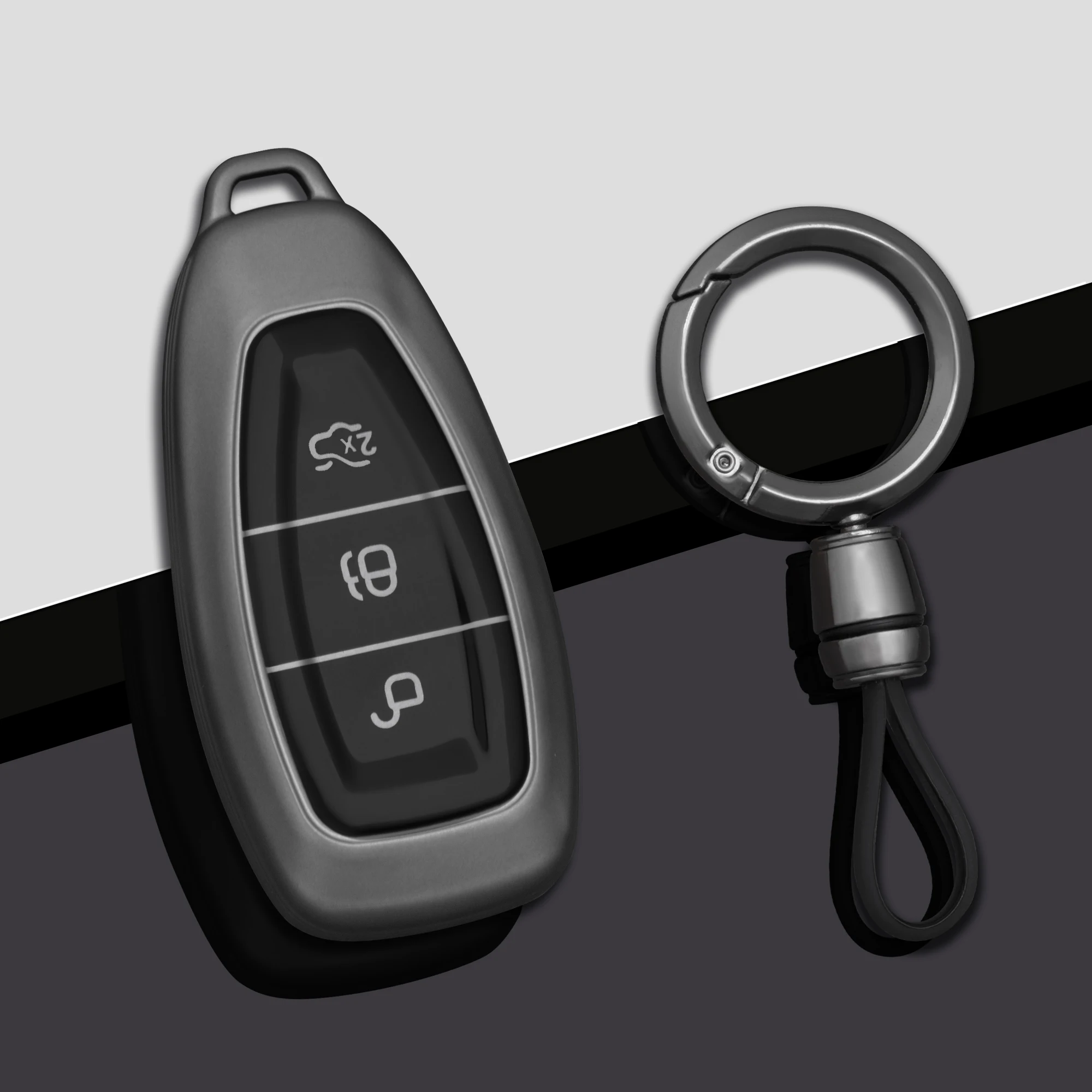 Car Key Case Cover  For Ford Focus 3 4 ST Mondeo MK3 MK4 Fiesta Fusion Kuga Ecosport Protect Fob Accessories