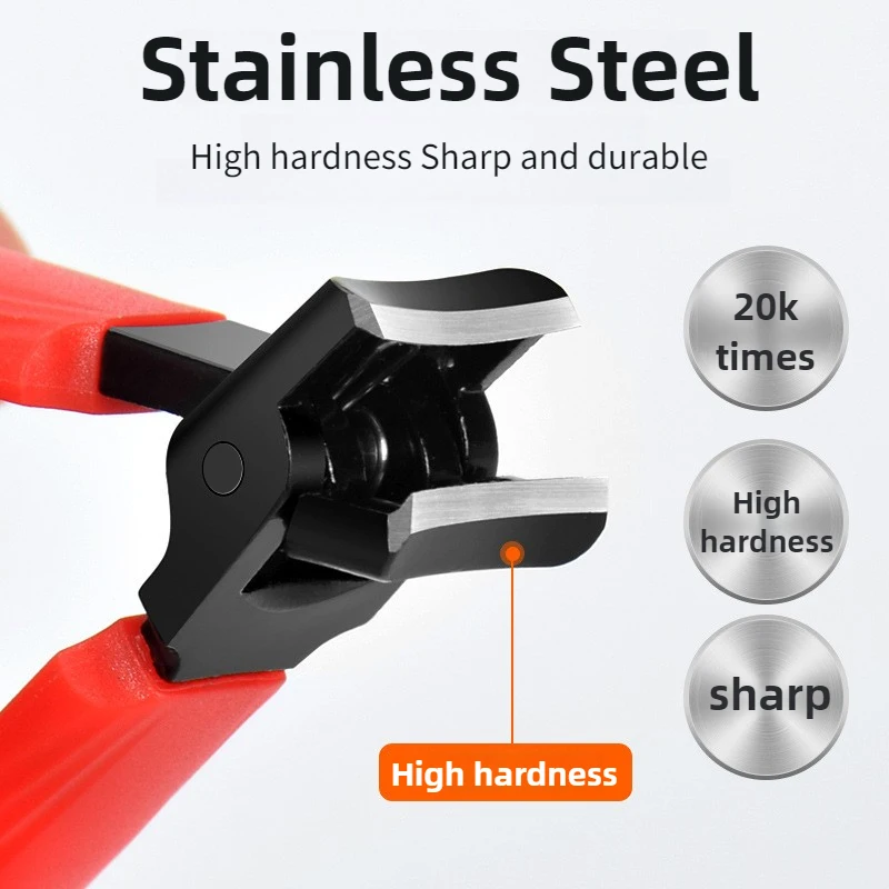 Cortauñas abierto grande, cortaúñas con borde afilado, cortaúñas de acero inoxidable para manicura y pedicura