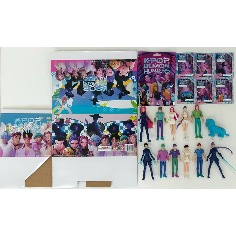 Nuevos juguetes de figuras de Anime Kpop Demon Hunters, bonitos juguetes de PVC con articulaciones móviles, modelo de figura de