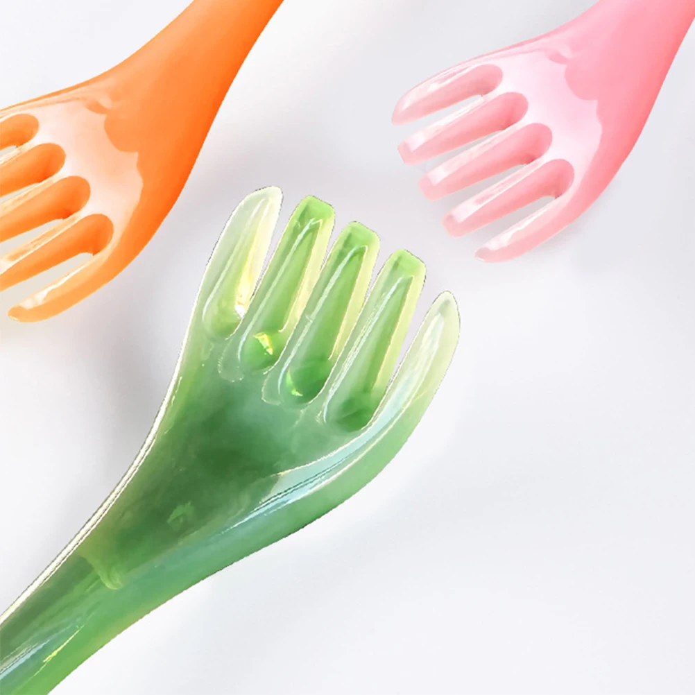 

Premium Meridian Comb 5-Finger Massager Hair Scrubber Durable Resin Massage Tool For Stress Relief Gifting Scalp Massage Comb